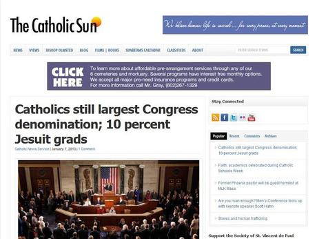L'Influenza dei Cattolici e dei Gesuiti nel 113° Congresso degli Stati Uniti