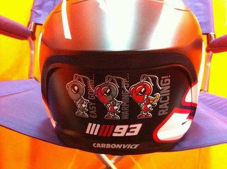 Shoei X-Spirit II M.Marquez Test Valencia 2012 by Drudi Performance & DiD Design