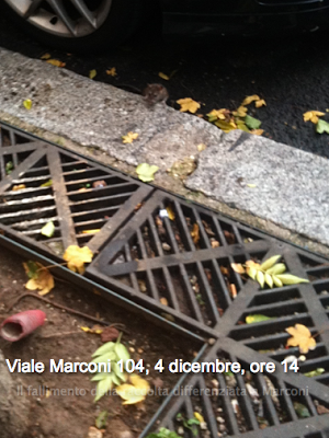 A VIALE MARCONI I TOPI SCORRAZZANO GIULIVI TRA LE MONTAGNE DI SACCHI NERI DELL'IMMONDIZIA: UN VERO SUCCESSO LA DIFFERENZIATA ALLA CARBONARA!