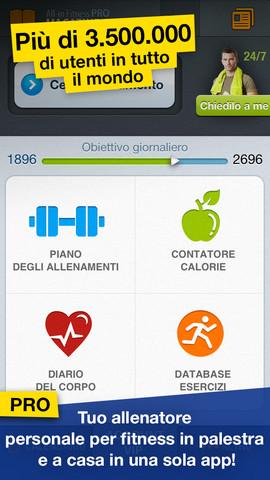 Fitness Tutto-in-Uno Pro: 1000 Esercizi, Allenamenti e Tracker di Calorie