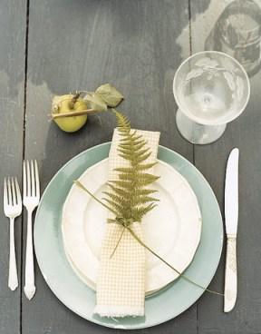 Fern-table-setting