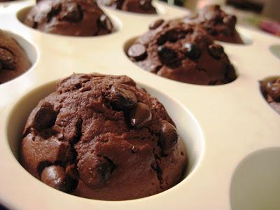 Muffin al Cioccolato e Gocce di Cioccolato