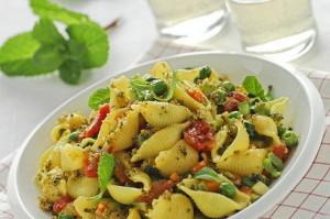 Conchiglie con verdure