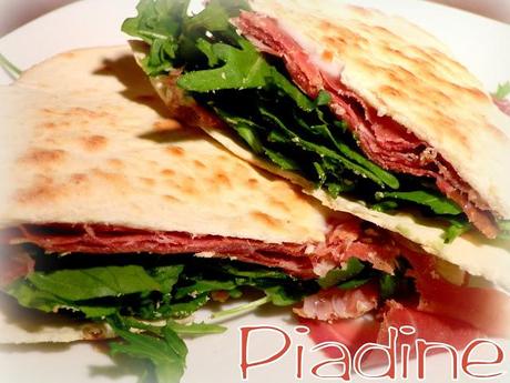 PIADINE, ricetta con lievito