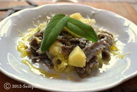 Pizzoccheri con verza e patate