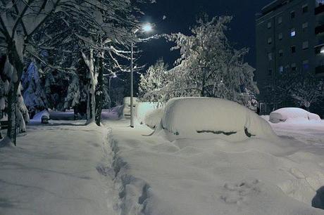 IN CROAZIA LE NEVICATE PIU' INTENSE DA 84 ANNI