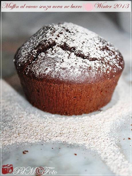 Muffin al cacao, ricetta light senza burro né uova