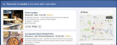 Facebook svela la novità: Graph Search