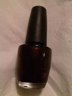 Put your hands up in the air - NOTD(N): OPI Midnight in Moscow