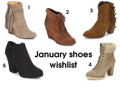 January Shoes Wishlist