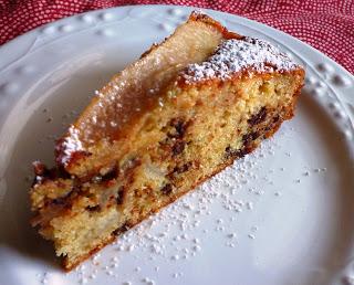 Torta pere, amaretti e cioccolato