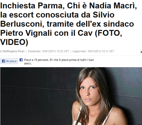 Ma questa Nadia Macrì non è una novità, nel giro delle 