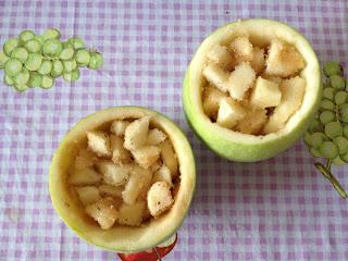 Apple Pie in an apple