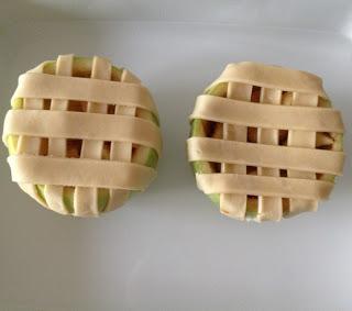 Apple Pie in an apple