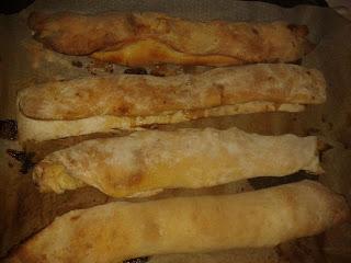 Baguette dolci ripiene di mele e marmellata