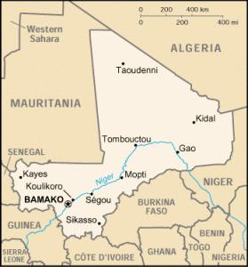 Il Mali: città principali e vicini