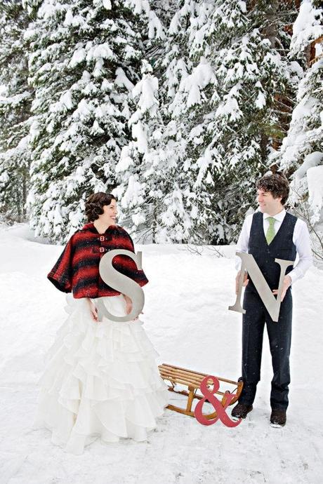 Canada Winter Wedding - Rustic but chic *11