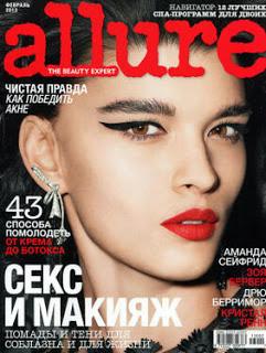 Crystal Renn in Dolce & Gabbana su Allure Russia