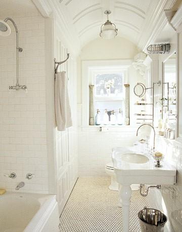 Idee per un bagno total white….total white bathrooms