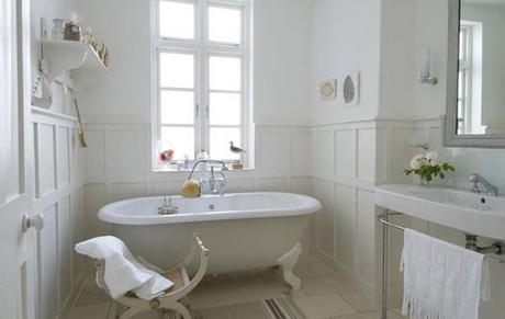 Idee per un bagno total white….total white bathrooms