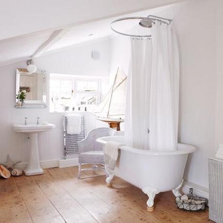 Idee per un bagno total white….total white bathrooms