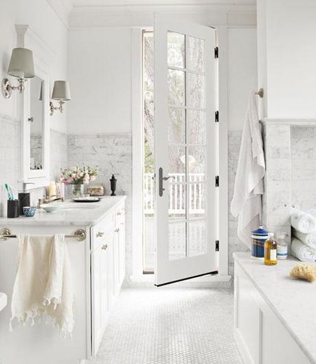 Idee per un bagno total white….total white bathrooms