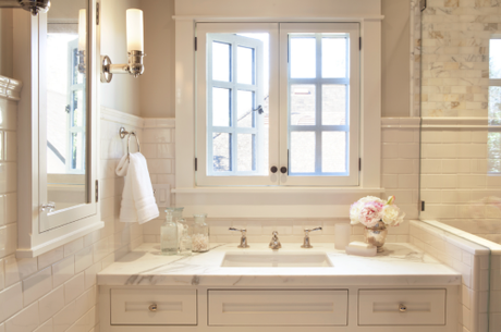 Idee per un bagno total white….total white bathrooms