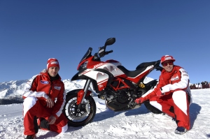 Dovizioso, Hayden, Ducati Multistrada 1200 S ''Dolomites' Peak'' unveiling.