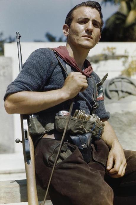 Senor Prigile, an Italian partisan in Florence, 14 August 1944