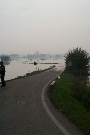L'alluvione del 2000: foto tratta dal sito dell'amministrazione provinciale