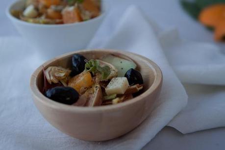 Insalata di carciofi e le Arance della Salute