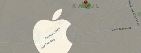 Le mappe di iOS 6, nomi ridicoli per le strade di Kabul