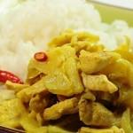 Ricette di secondi: pollo al curry con le mele