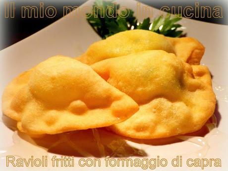 RAVIOLI FRITTI DI CAPRA CON MIELE DI ACACIA