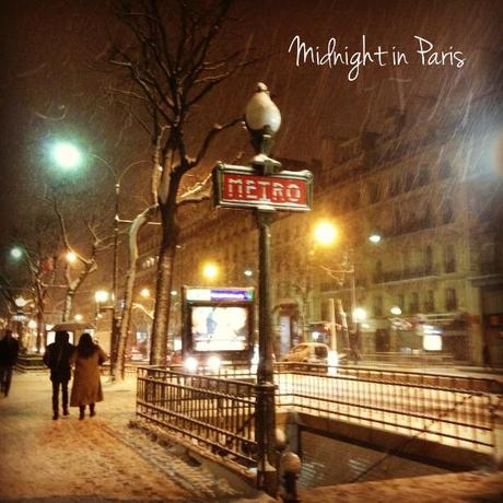 metro parigi neve