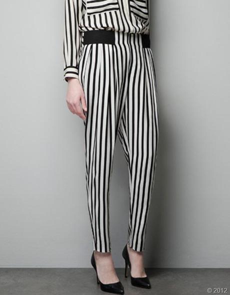 zara pants, pantaloni zara righe, righe zara, zara stripes, panta zara righe