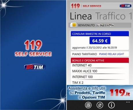 119Self arriva sul Windows Phone Store