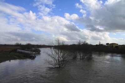 l'Arno in piena