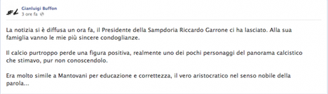 Lutto nel mondo del calcio, è morto Riccardo Garrone Serie A Sampdoria Riccardo Garrone News Garrone Erg Calcio 