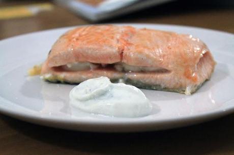 Salmone e bufala. Beh.