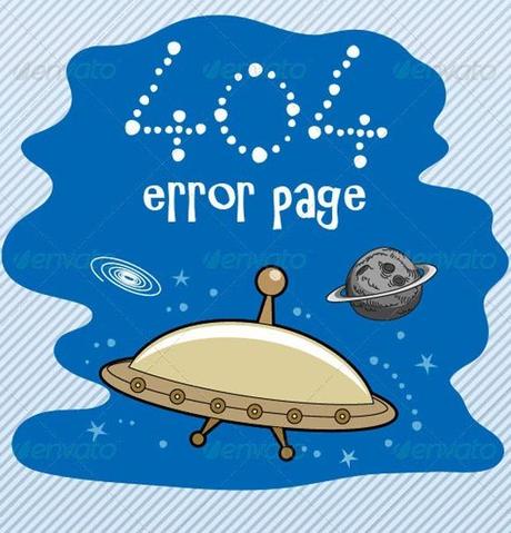 Creative 404 Error Page Template