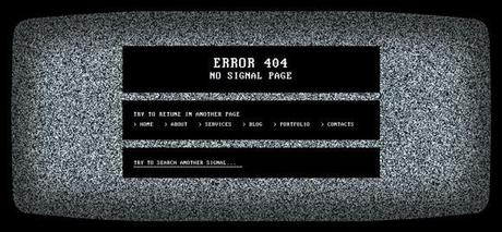 Creative 404 Error Page Template