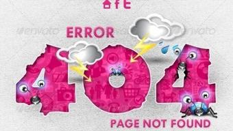 Creative 404 Error Page Template