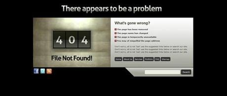 Creative 404 Error Page Template