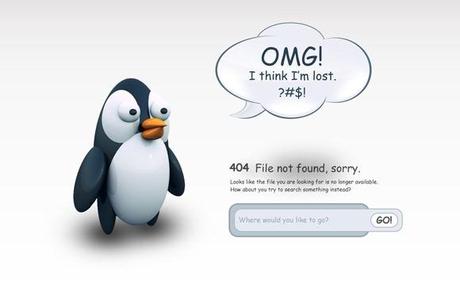 Creative 404 Error Page Template