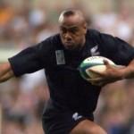 Jonah Lomu a Firenze per la conferenza stampa in vista di Italia Australia