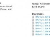 Disponibile download 4.2.1 iPhone iPod iPad