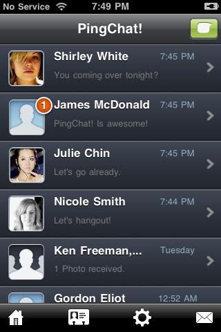 AppStore - PingChat! si aggiorna con qualche piccola novità