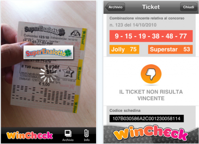 Verifica le tue schedine del Superenalotto e di WinForLife con WinCheck