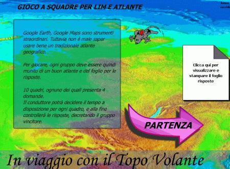 geografia, in viaggio con il topo volante